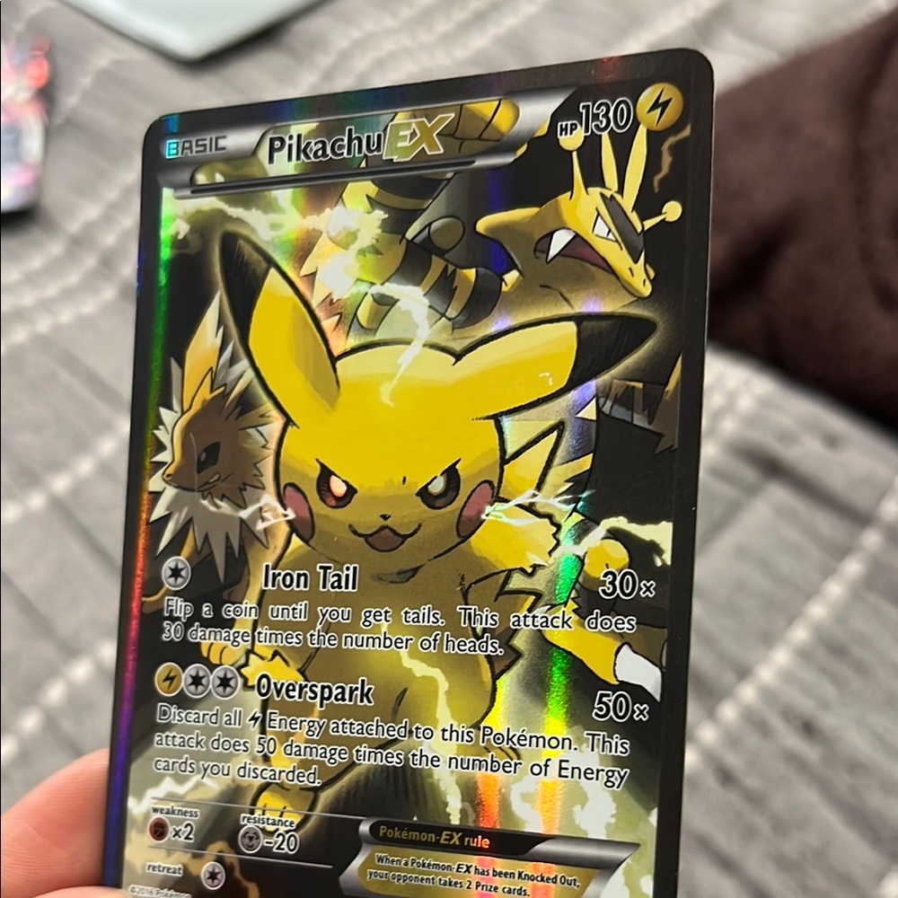 Pikachu EX Pokémon Card